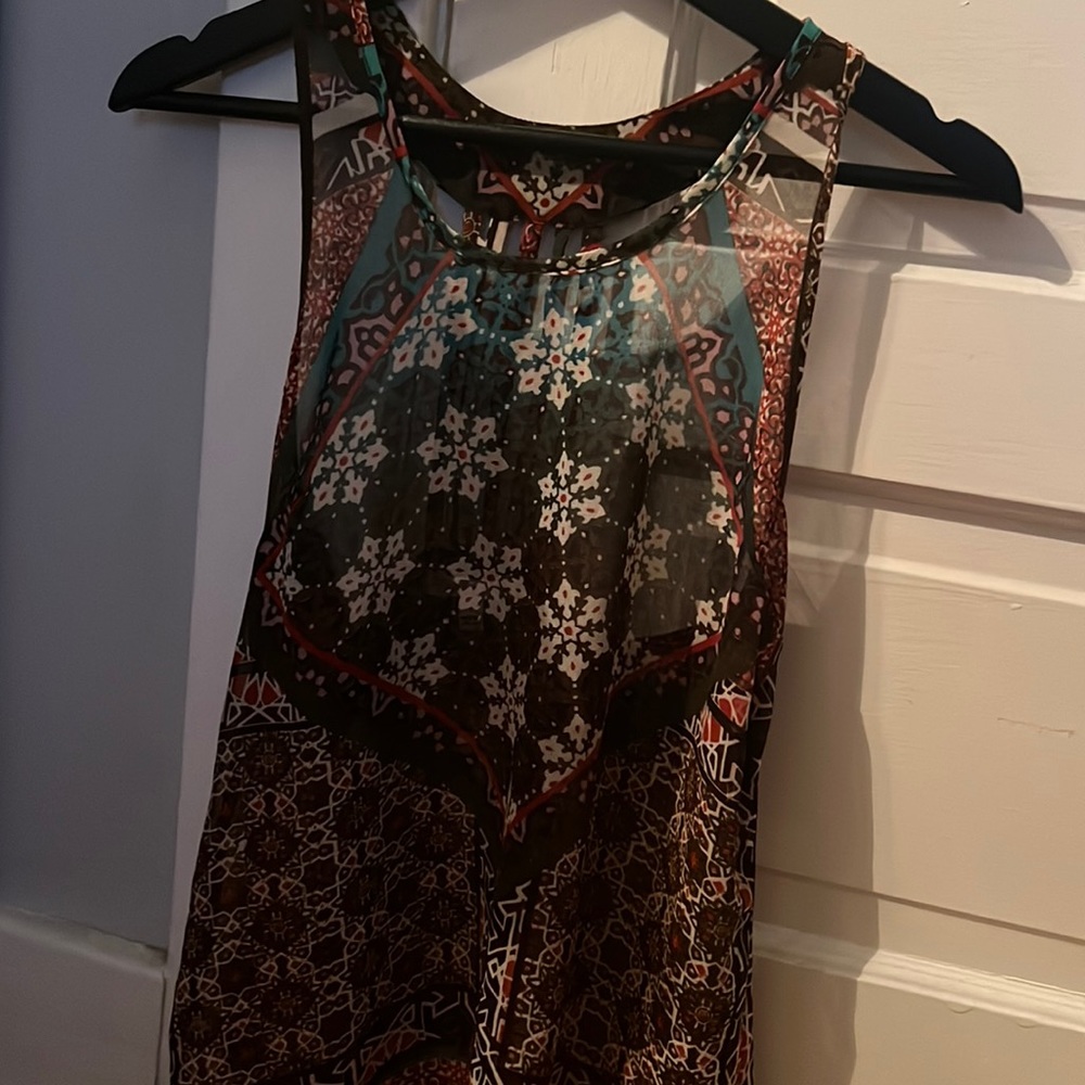 Sheer tank top